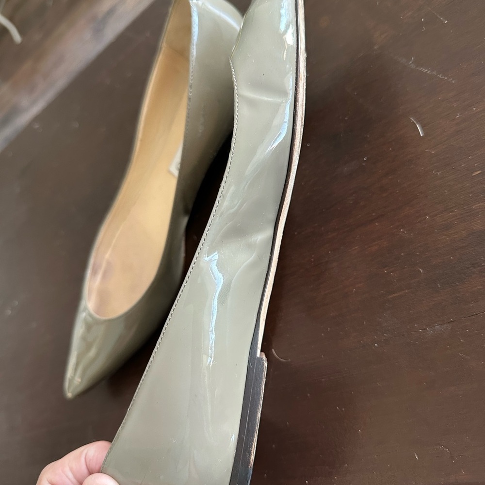 **** Jimmy Choo Size 39 Patent Leather Flats - Picture 9 of 11